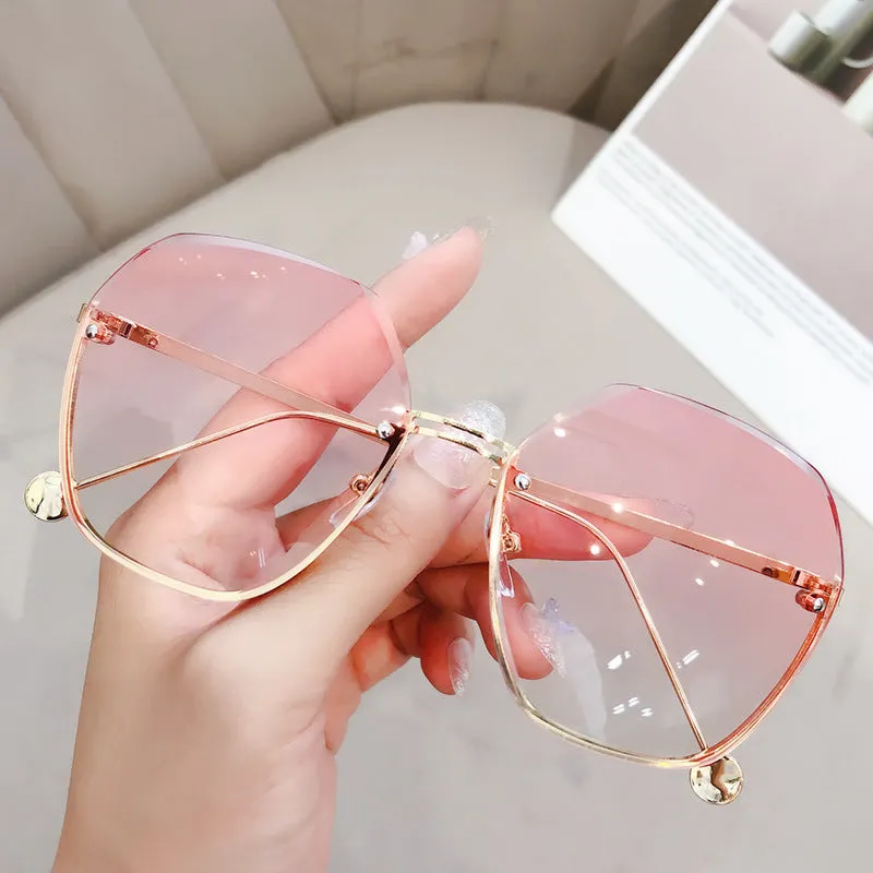 Octagonal gradient sunglasses