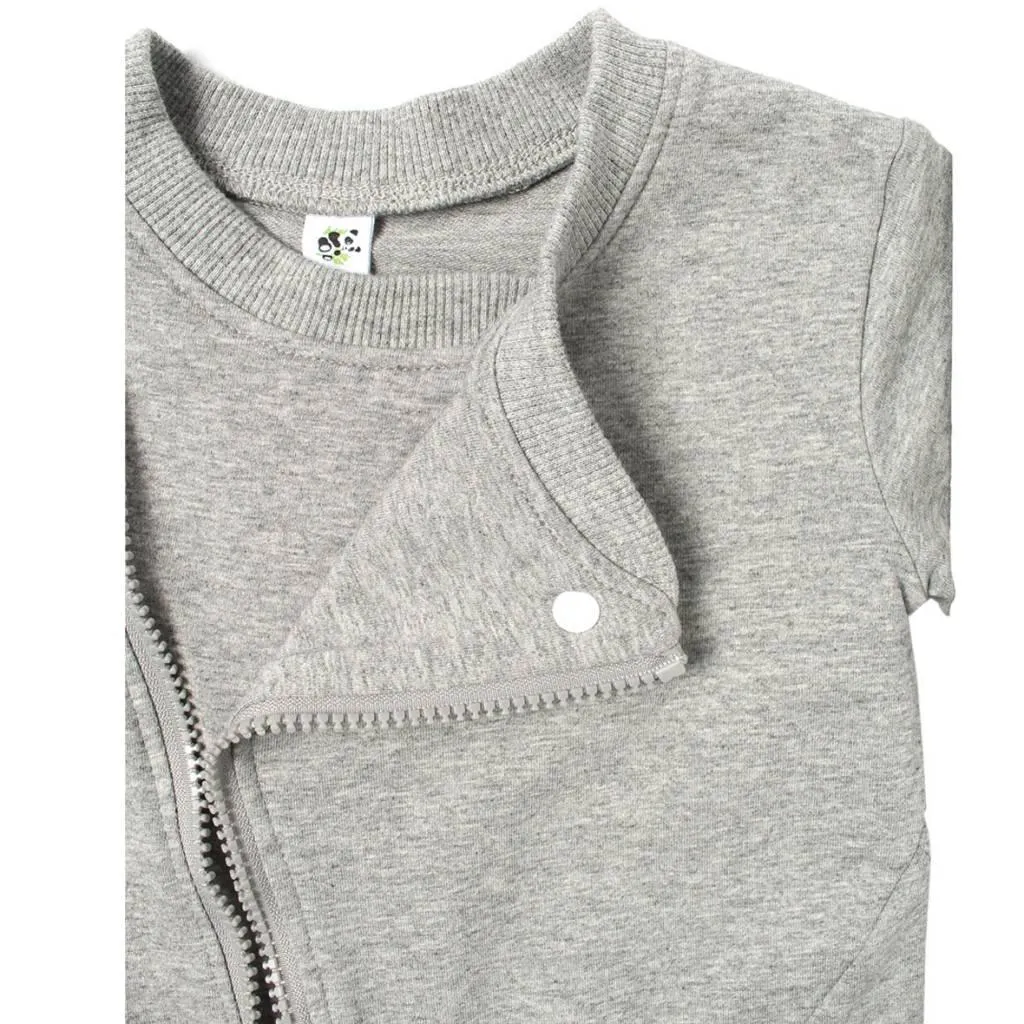 Organic Cotton Long Sleeve Biker Romper