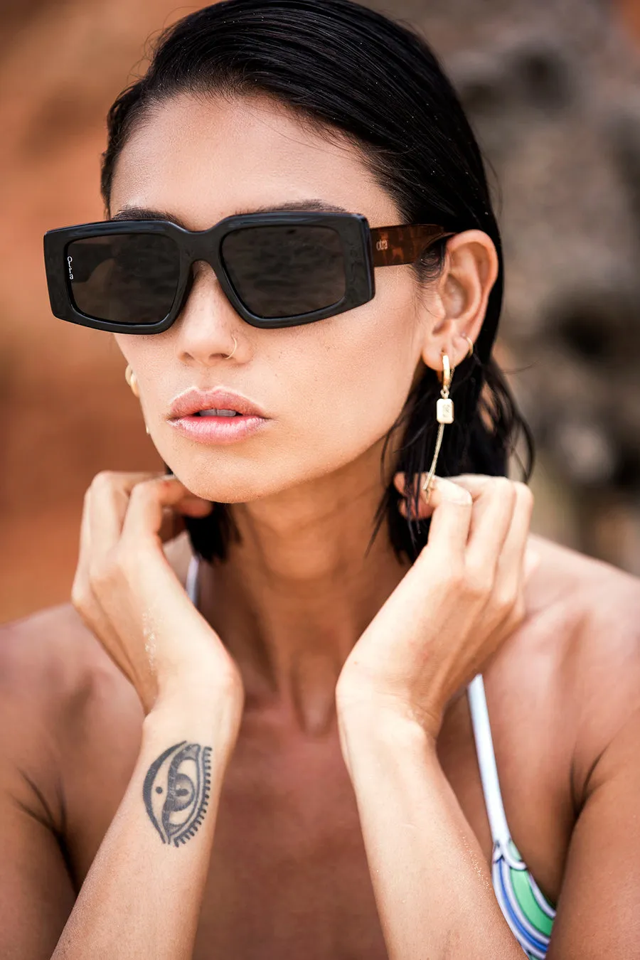 Otra Eyewear - Charlee in Shiny Black/Tort