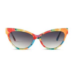 PATRICIA NASH  - KELLY   WATERCOLOR   GREY GRADIENT SUNGLASSES