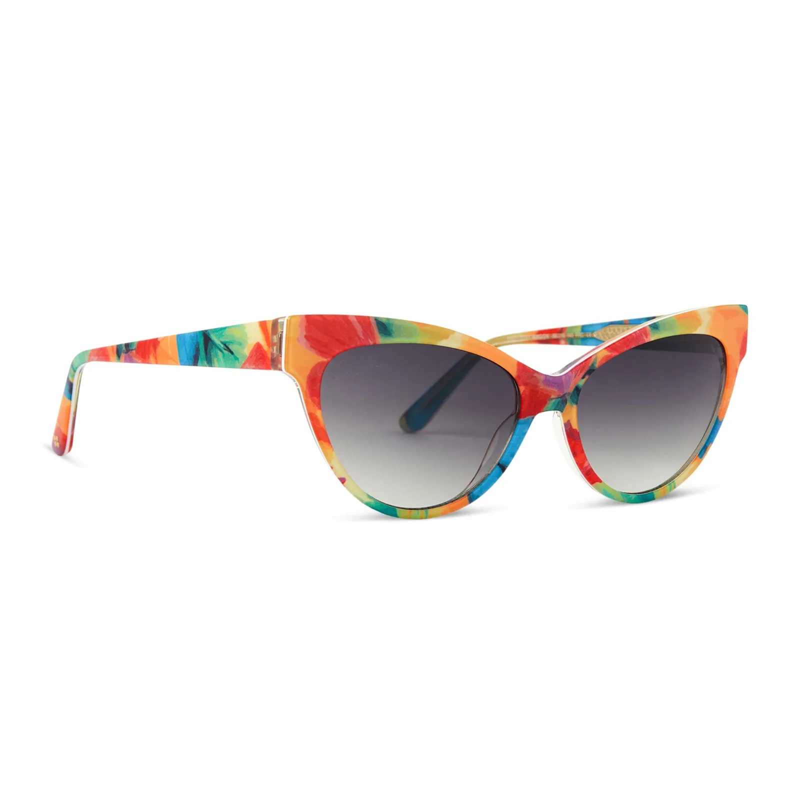 PATRICIA NASH  - KELLY   WATERCOLOR   GREY GRADIENT SUNGLASSES