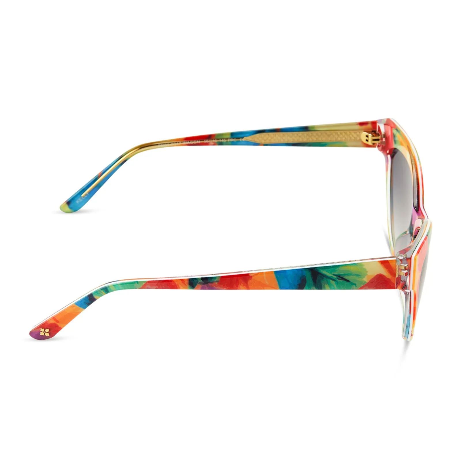 PATRICIA NASH  - KELLY   WATERCOLOR   GREY GRADIENT SUNGLASSES