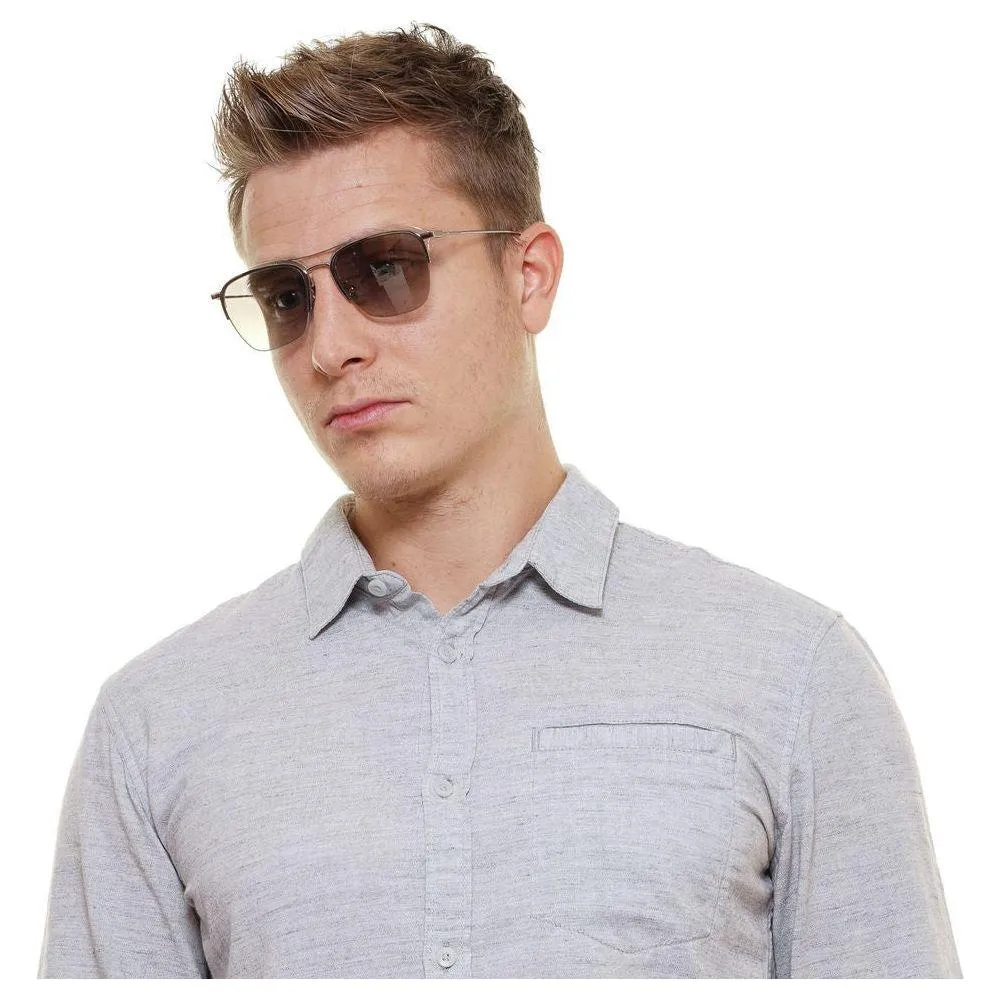 Police Silver Men Sunglasses