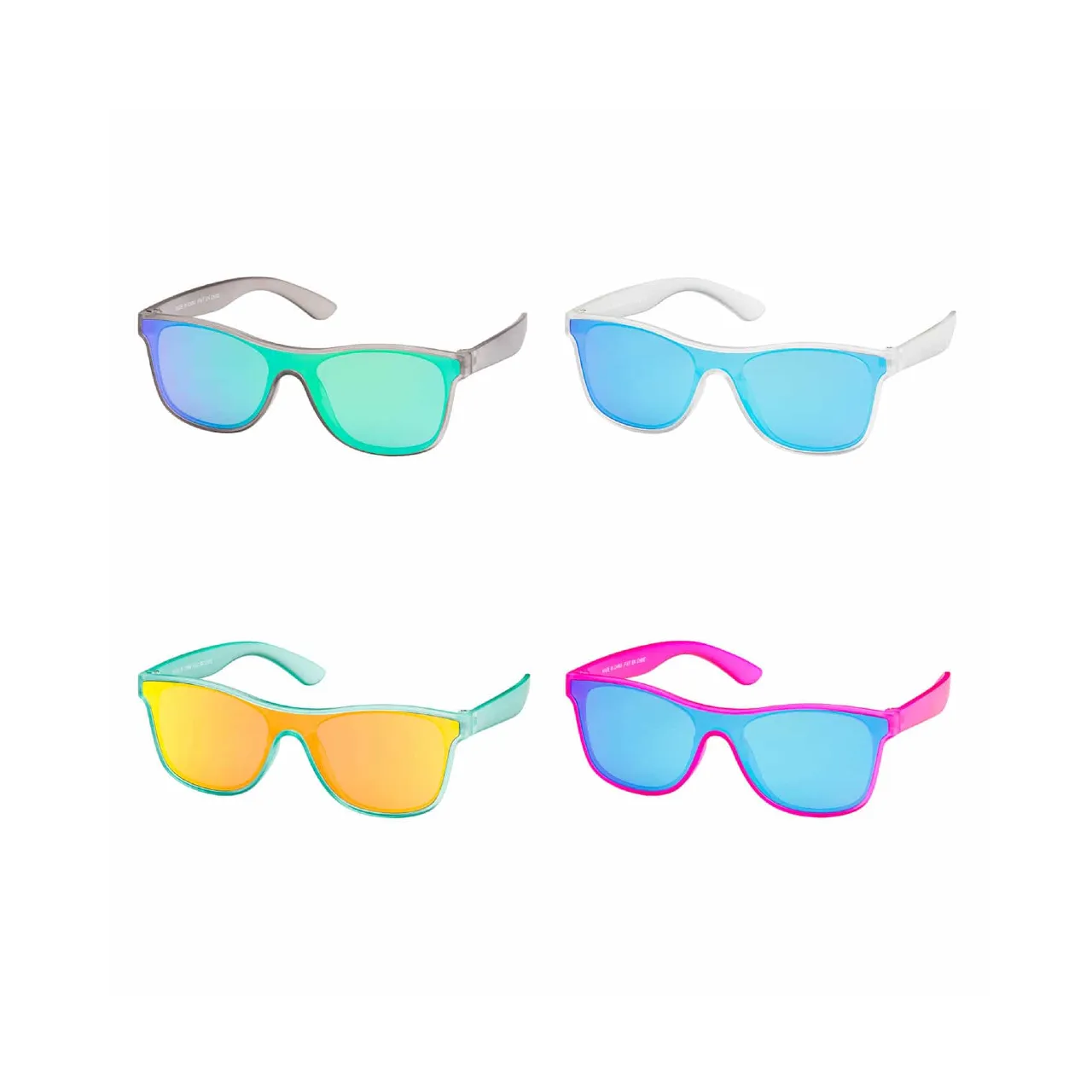 Pop Color Mirror Frames Sunglasses - Kids