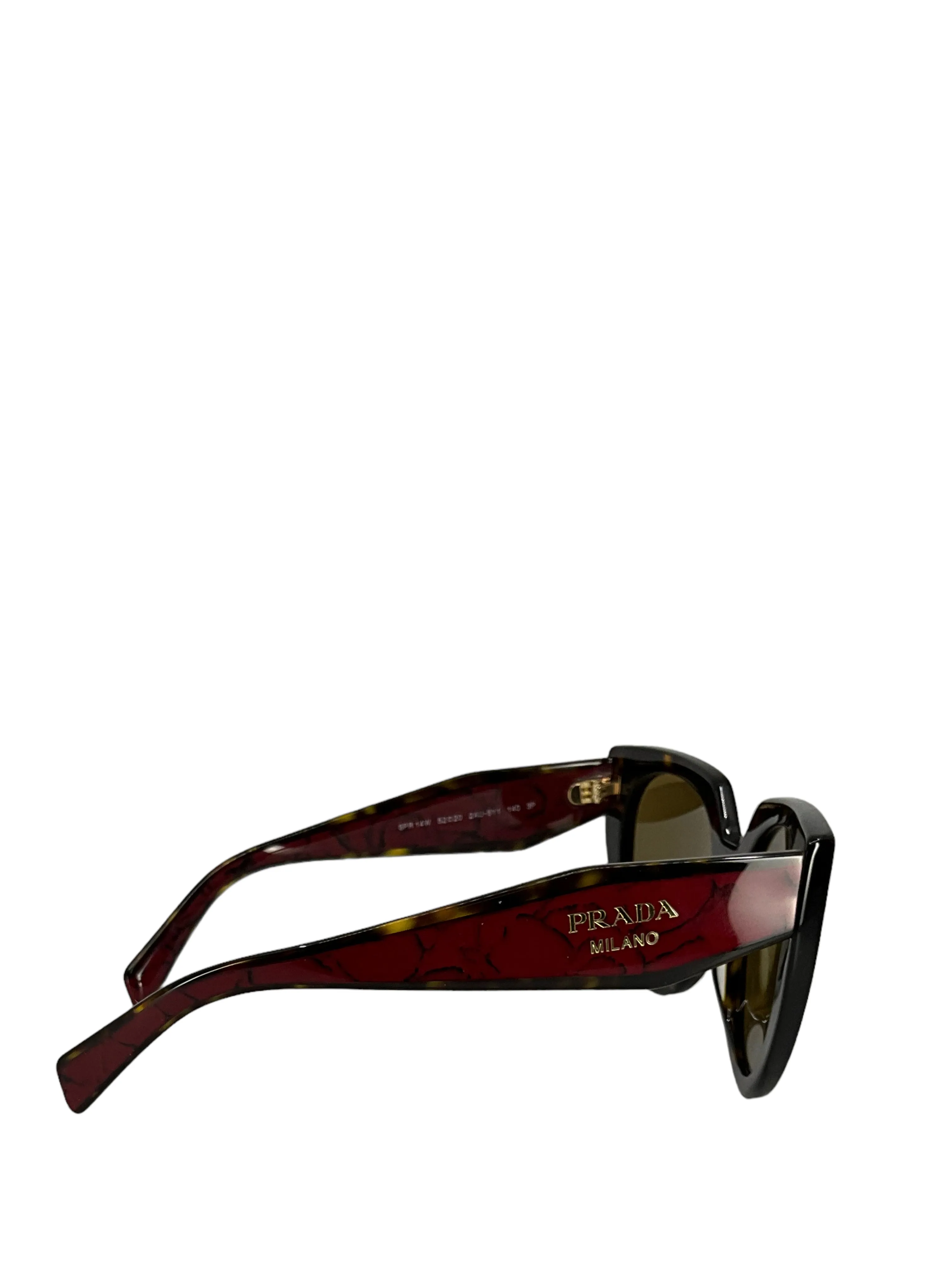 PRADA SPR 14W 52mm Cat Eye Sunglasses NEW