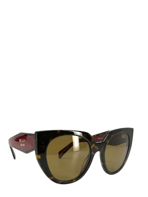 PRADA SPR 14W 52mm Cat Eye Sunglasses NEW