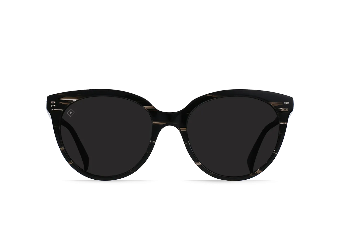 Raen Lily Female Cat-Eye Sunglasses - Licorice/Dark Smoke