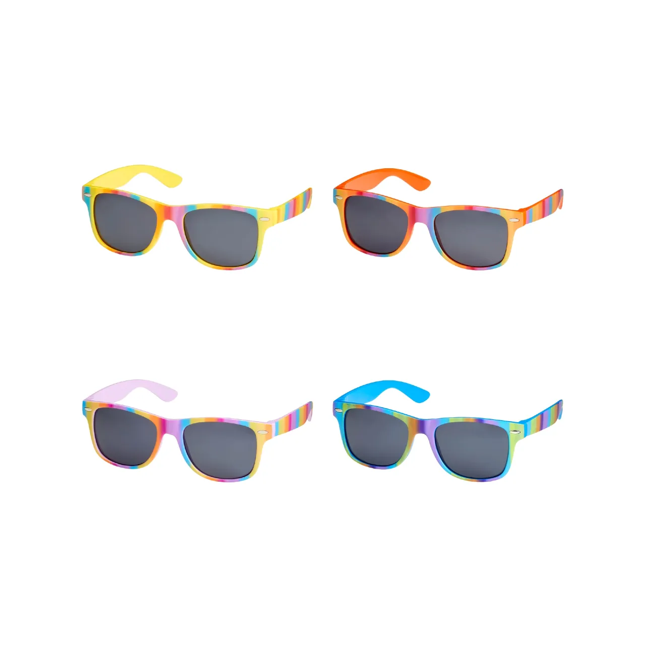 Rainbow Stripe Sunglasses - Kids