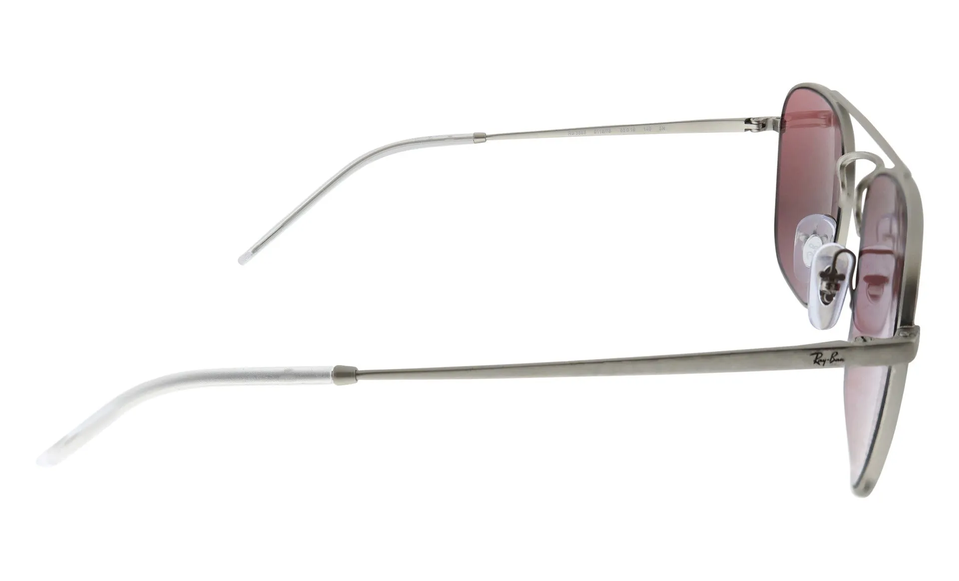 Ray Ban Silver Sunglasses with Purple Anti-Reflective Lenses-RB_3588_911675_55mm