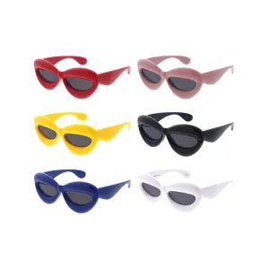 Rose Angled Bow Sunglasses - Adult