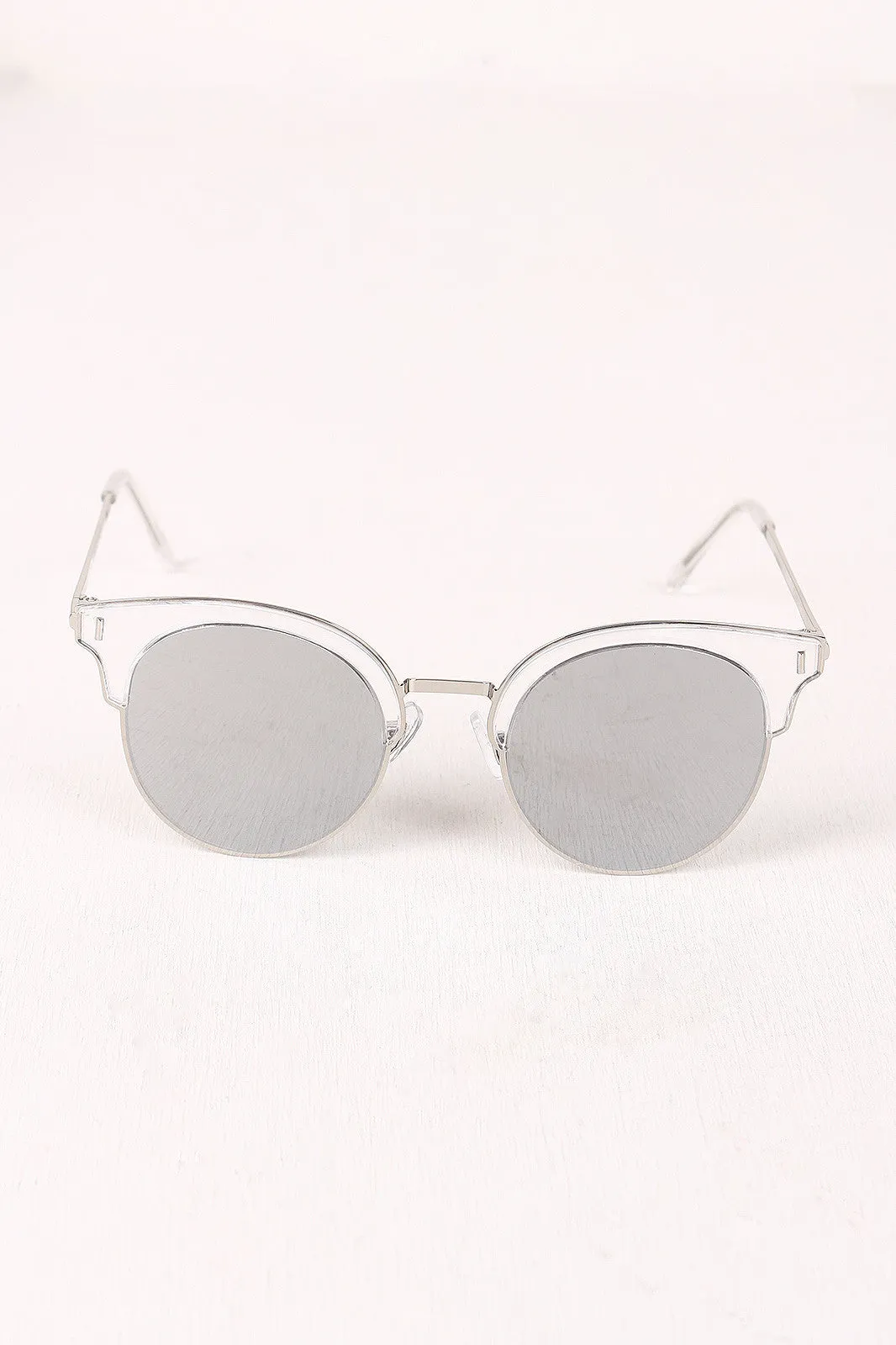 Round Clubmaster Sunglasses