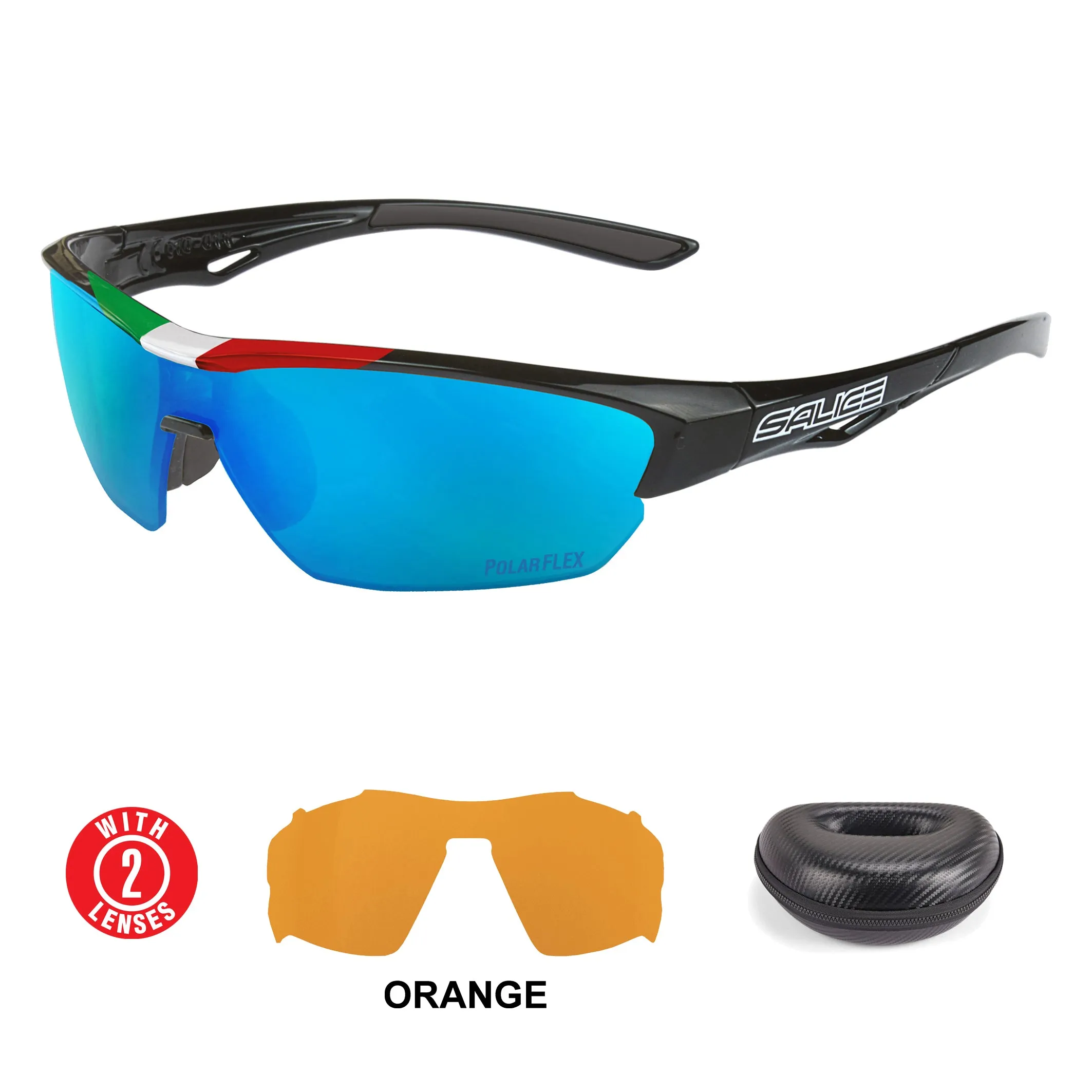 Salice 011 RWP Mirror Polarised Black ITA