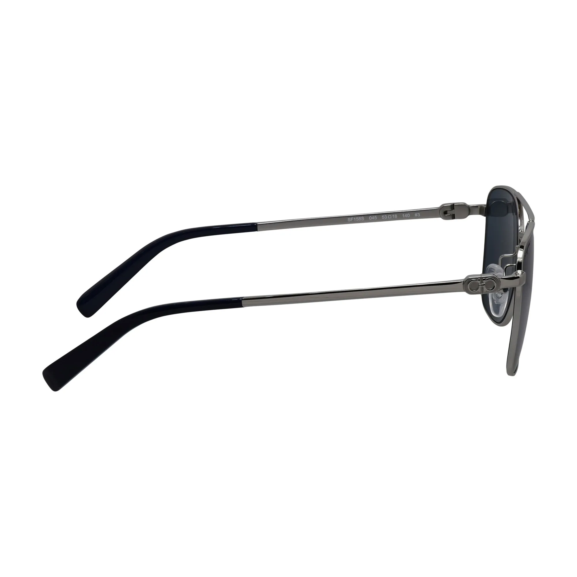 Salvatore Ferragamo Men Silver Sunglasses SF_158S_045_53mm