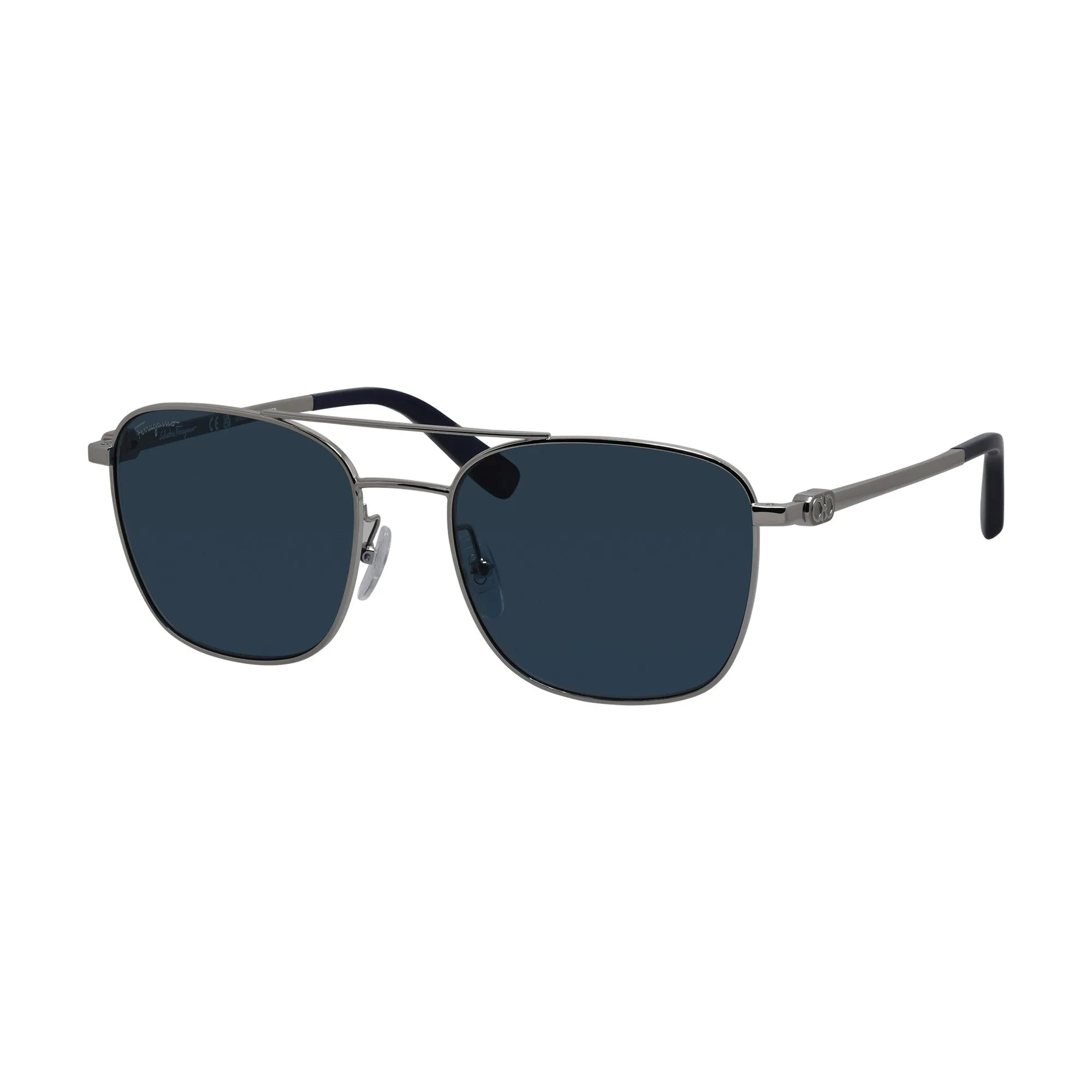Salvatore Ferragamo Men Silver Sunglasses SF_158S_045_53mm