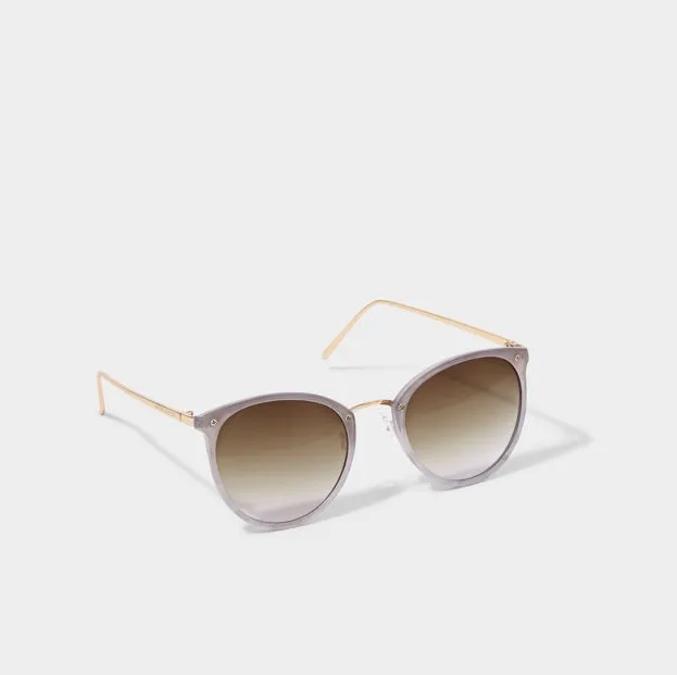 Santorini Sunglasses | Taupe Gradient