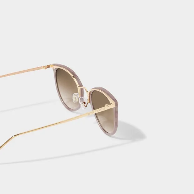 Santorini Sunglasses | Taupe Gradient