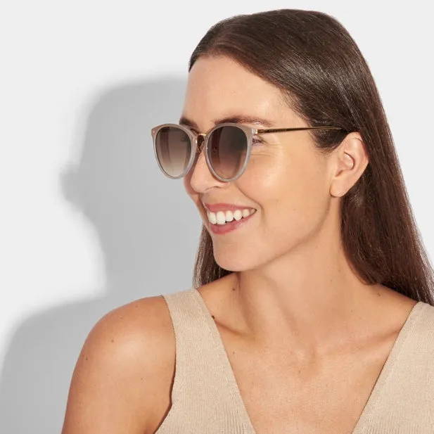 Santorini Sunglasses | Taupe Gradient