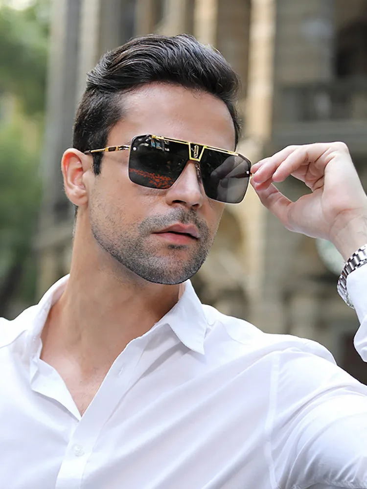 Square Frame Fashion Sunglasses