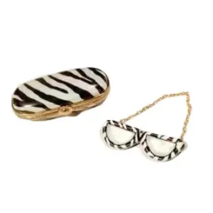 Sunglasses In Case: Zebra