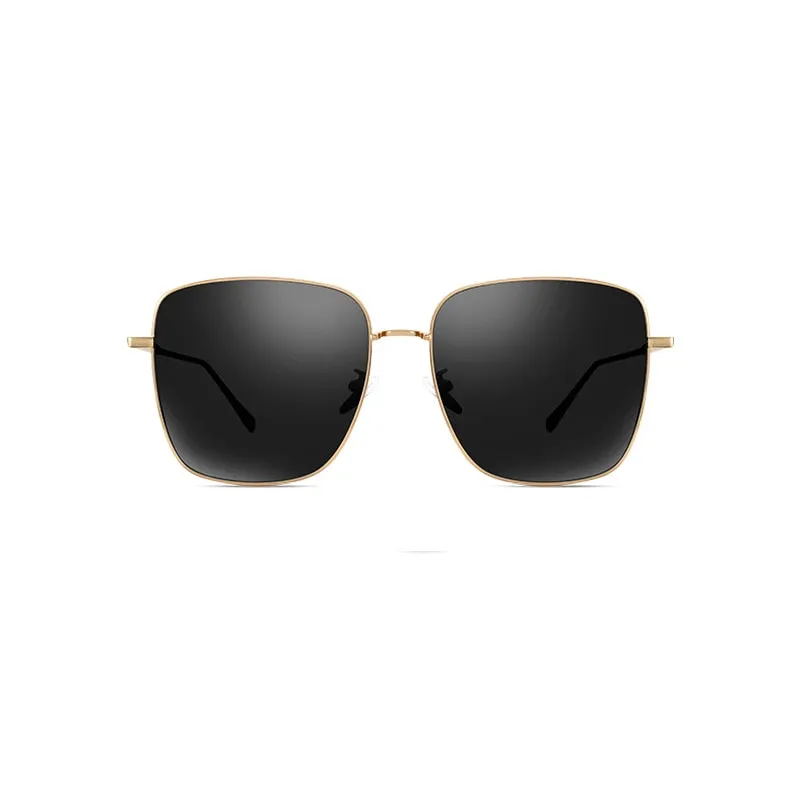 TEEK - Oversized Square Metal Gradient Sunglasses