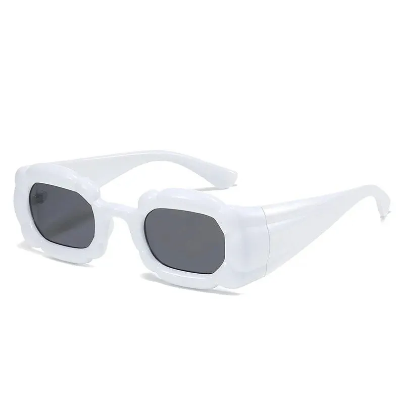 TEEK Oversized Swollen Square Sunglasses - Trendy and Unique Fashion Accessory