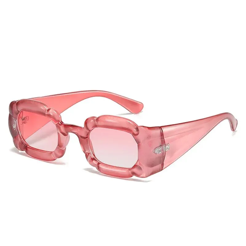 TEEK Oversized Swollen Square Sunglasses - Trendy and Unique Fashion Accessory