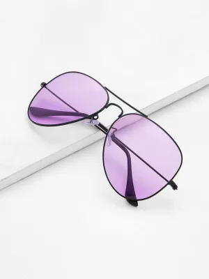 Top Bar Aviator Sunglasses