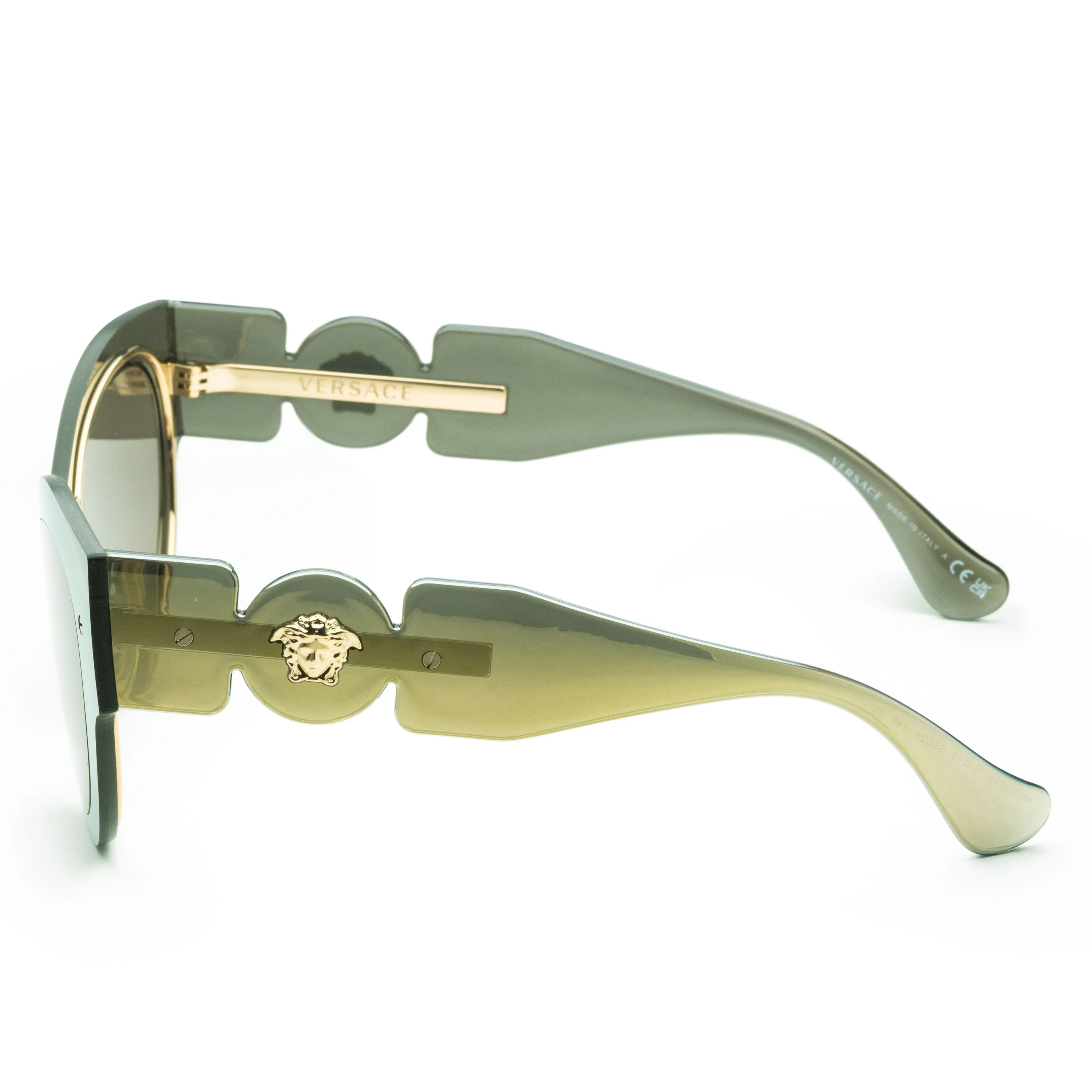 Versace Women's Fashion 53mm Transparent Brown Sunglasses