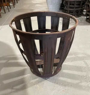 Vintage European Metal Crate/ Basket  #6412