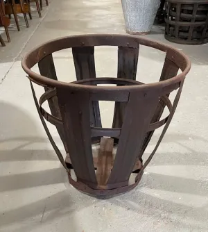 Vintage European Metal Crate/ Basket  #6414
