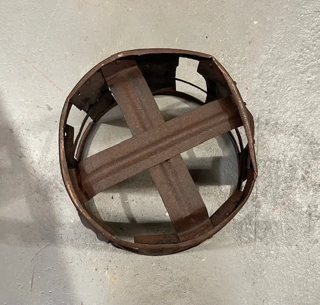 Vintage European Metal Crate/ Basket  #6414