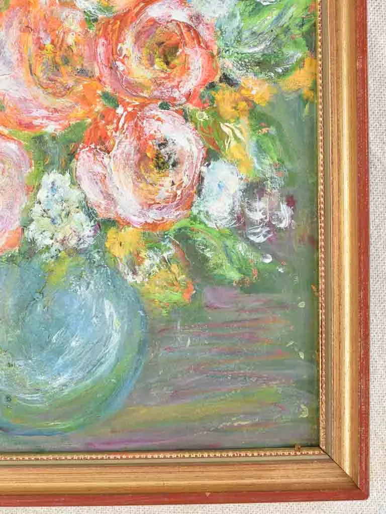 Vintage floral still life 11¾" x 9¾"