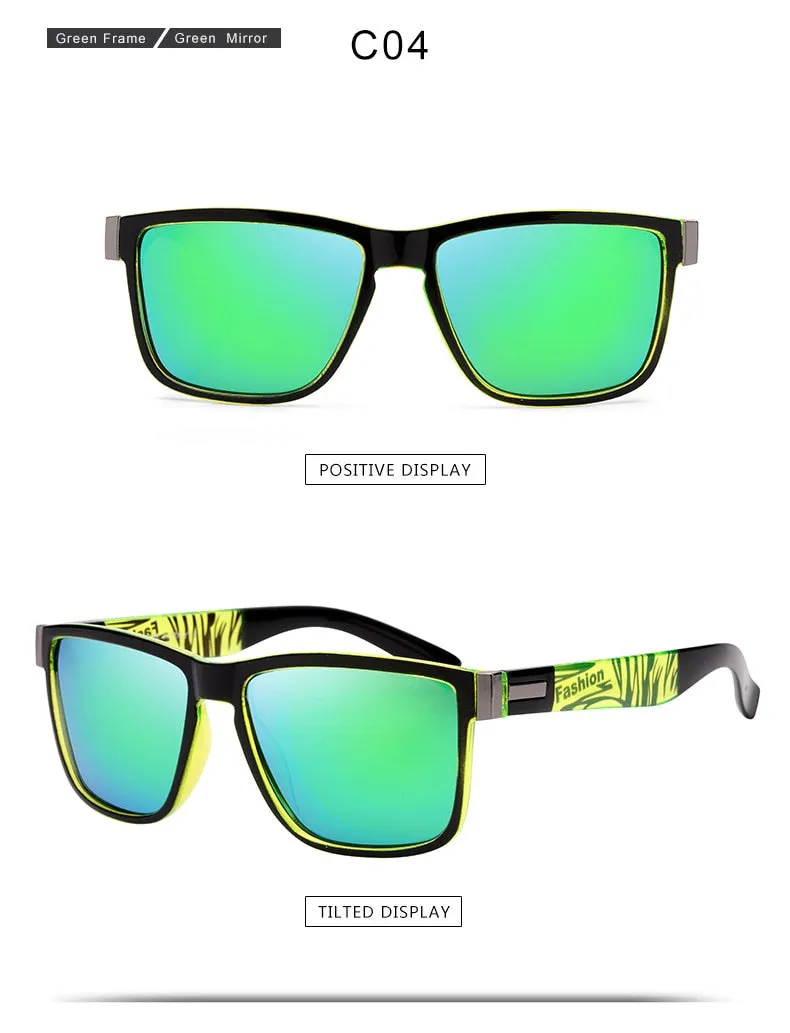 Yimaruili Men's Full Rim TR 90 Resin Frame Polarized Sunglasses 5180