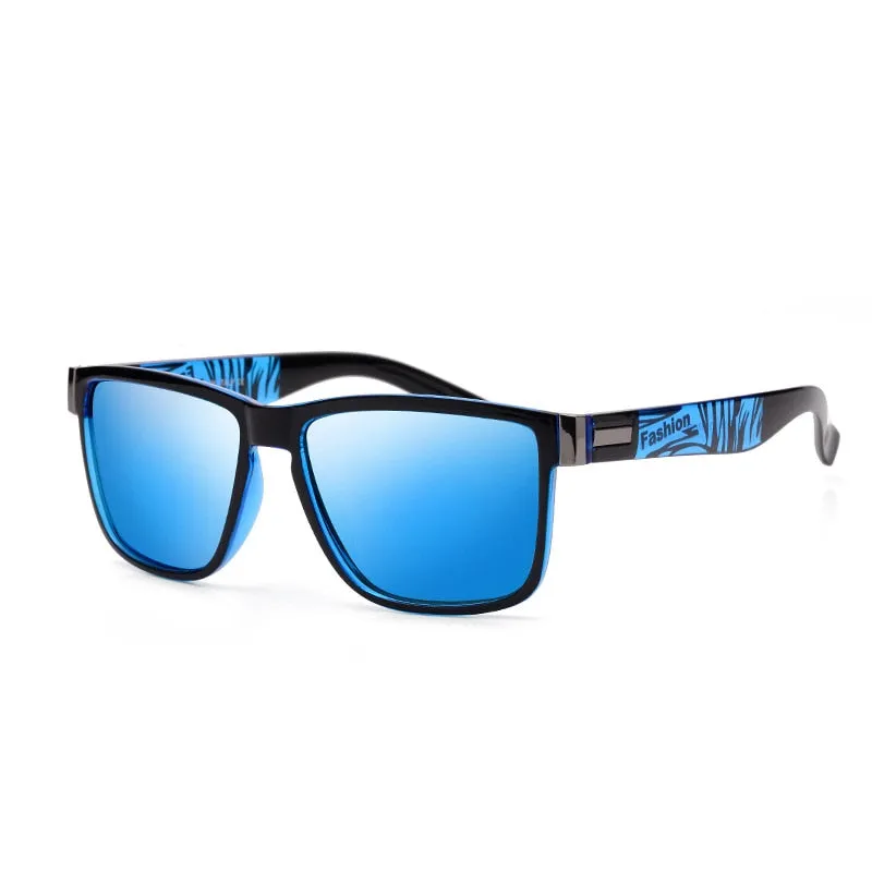 Yimaruili Men's Full Rim TR 90 Resin Frame Polarized Sunglasses 5180