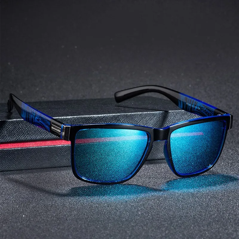Yimaruili Men's Full Rim TR 90 Resin Frame Polarized Sunglasses 5180