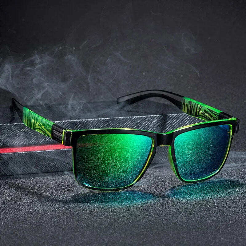 Yimaruili Men's Full Rim TR 90 Resin Frame Polarized Sunglasses 5180
